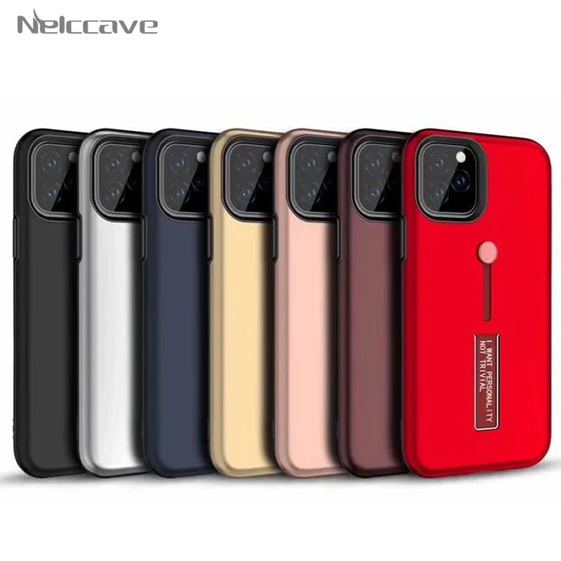 10 шт. противоударный чехол для Apple iPhone 11 Pro XS Max XR X 8 Plus 7 6 6S SE 5 5S чехол-подставка