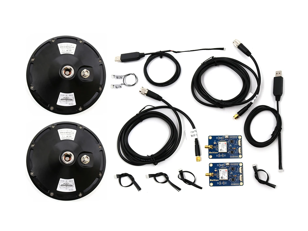 BEITIAN gps EVB w/антенна ГЛОНАСС BEIDOU Высокоточный сантиметровый уровень gps-модуль двухчастотный ZED-F9P модуль RTK BT-F9PK2