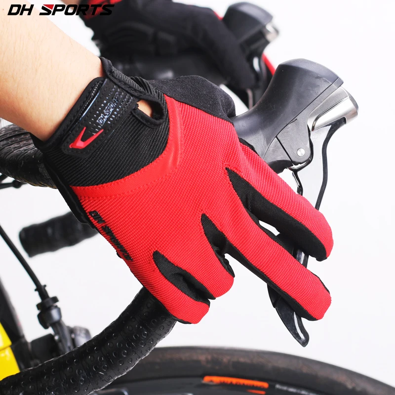 Велосипедные перчатки полный палец спортивные противоударные MTB велосипедные с