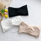 Новинка, цельный бесшовный топ-труба, Женский невидимый бюстгальтер, нижнее белье без бретелек, бюстье-бандо, дышащее облегающее нижнее белье для груди