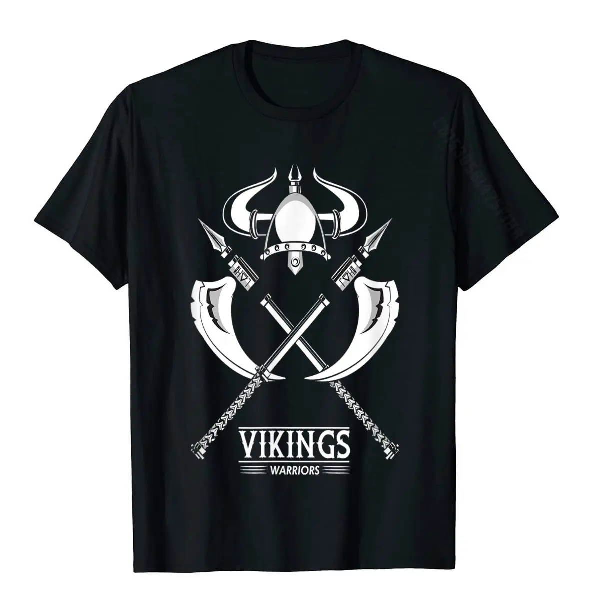 Norse Viking Ax Ragnar Beard Gift For Vikings Lover T-Shirt Cotton Men's T Shirts Casual Tops Shirts Brand Printed On