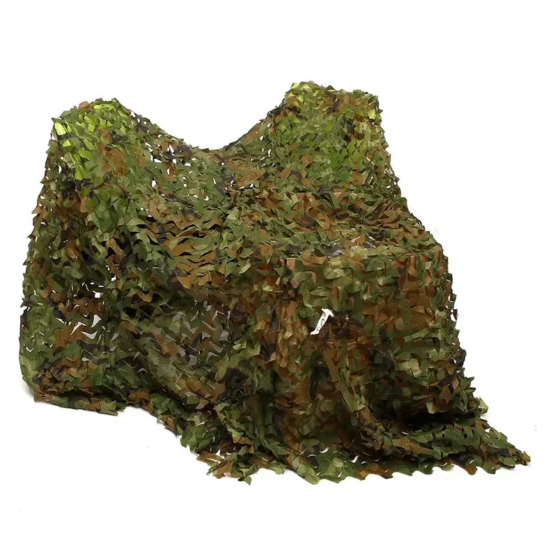 

Camouflage Netting Hunting Military Woodland 2x3m Camping Camo Net Mesh Sun Shelter Car Without Edge Binding CoveringTent