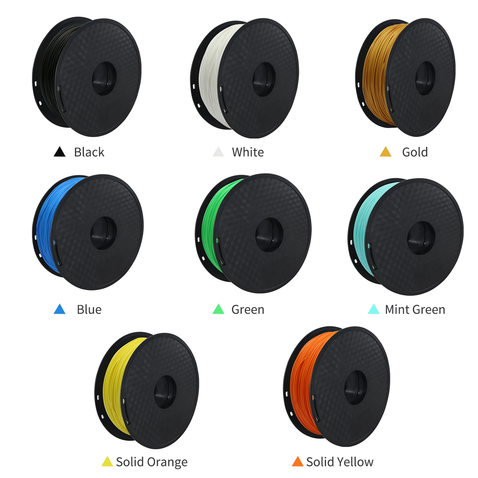 Aibecy PLA Ffilament 1kg 1.75mm 3D Printer Filament Dimensional Accuracy +/- 0.02mm 1kg(2.2lbs) Spool for 3d printer filament