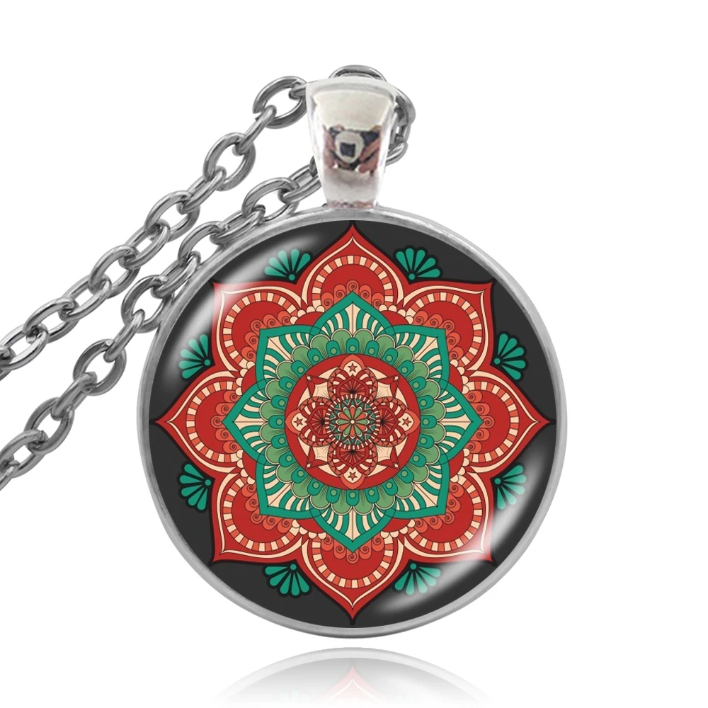 KARAIRIS винтажный стеклянный кабошон подвесной купол ожерелье ювелирные изделия