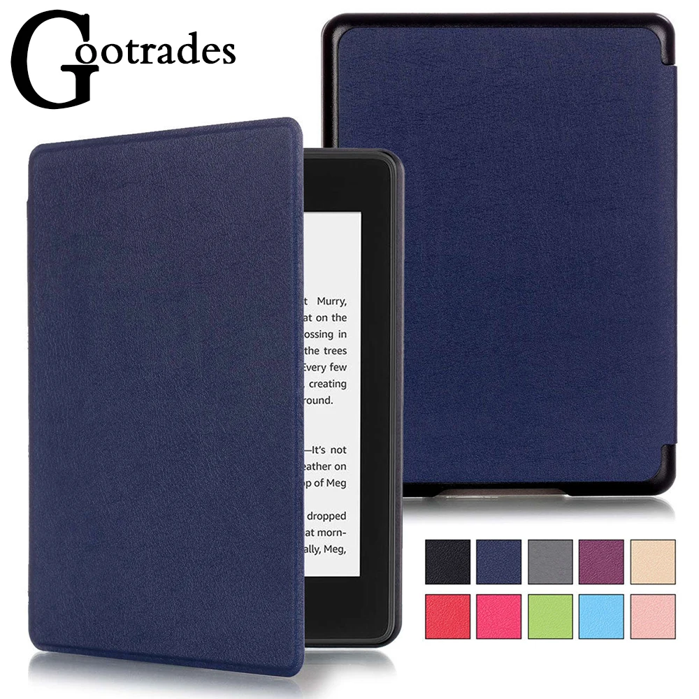 Магнитный Смарт-Чехол Folio из искусственной кожи защитный чехол для Amazon Kindle Paperwhite 4