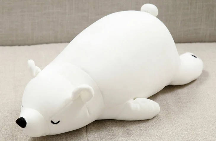 

Креативный белый полярный медведь, плюшевые игрушки, набивные Мультяшные игрушки, белый медведь, кукла, мягкая игрушка, подушка
