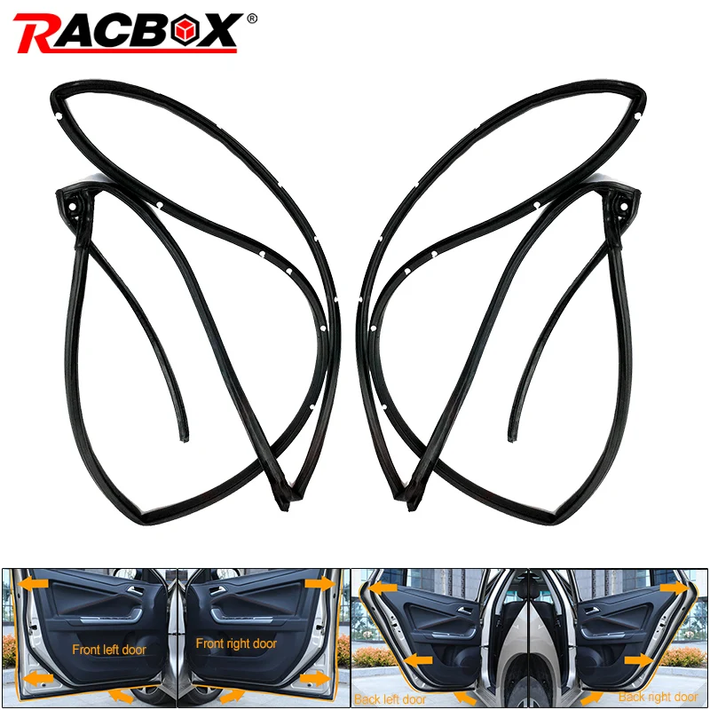 2 шт левый Драйвер передняя сторона двери автомобиля уплотнитель для Honda CR V 2007 2011