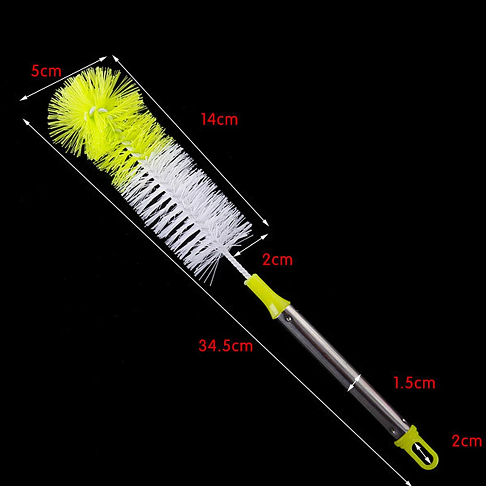 1 шт. круглая головка гнущаяся длинная ручка бутылка для воды чашка щетка