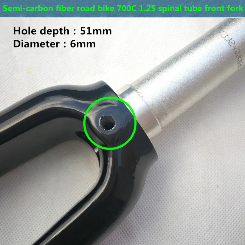 Шоссейный велосипед 1 25 спинномозговая труба передняя вилка из углеродного