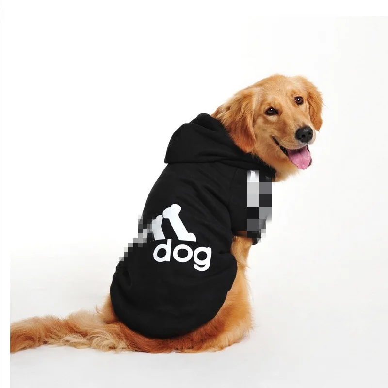 

Dog Clothing Big Coat Jacket Hoodie Sweater Clothes For Dogs Cotton Clothing For Dogs Sports Style Pet large Dog Clothes