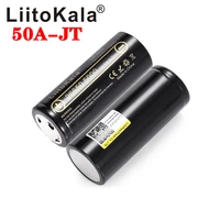 liitokala lii 50a pointed 3 7v 26650 5000ma rechargeable batteries discharger 26650 50a 20a power battery for flashlight e tools