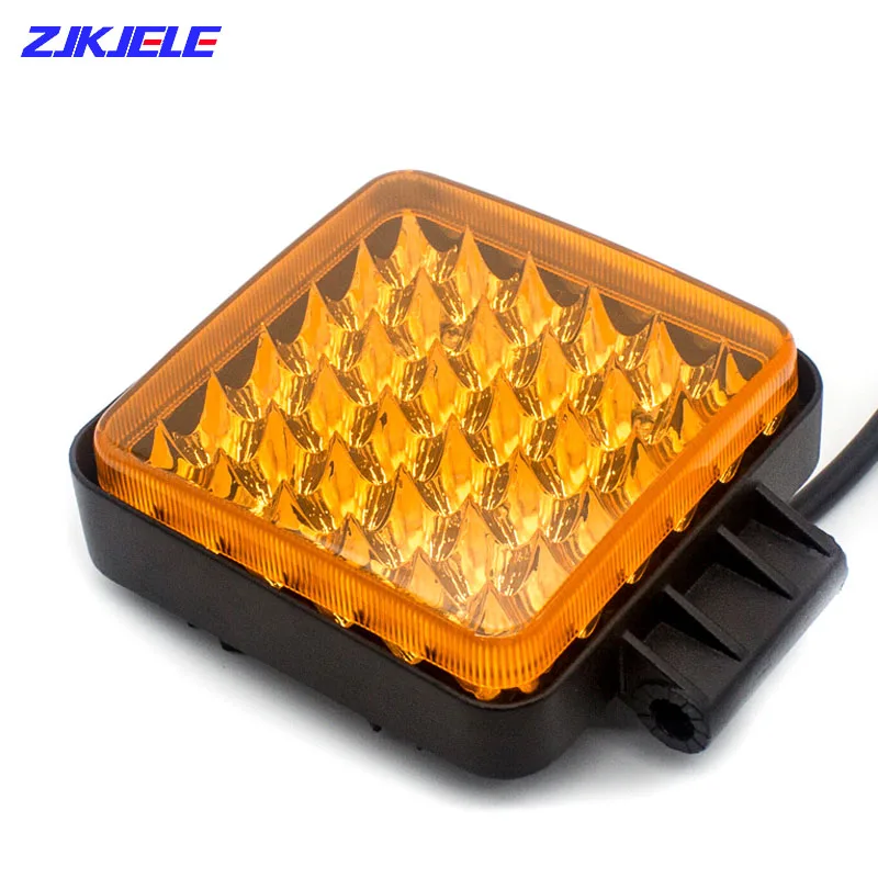 

1Pcs 36 LED 108W Square Bright Spotlight 12V 24V Work Light SUV Truck Driving Fog Warning Lamp for Car Repairing Camping Hiking