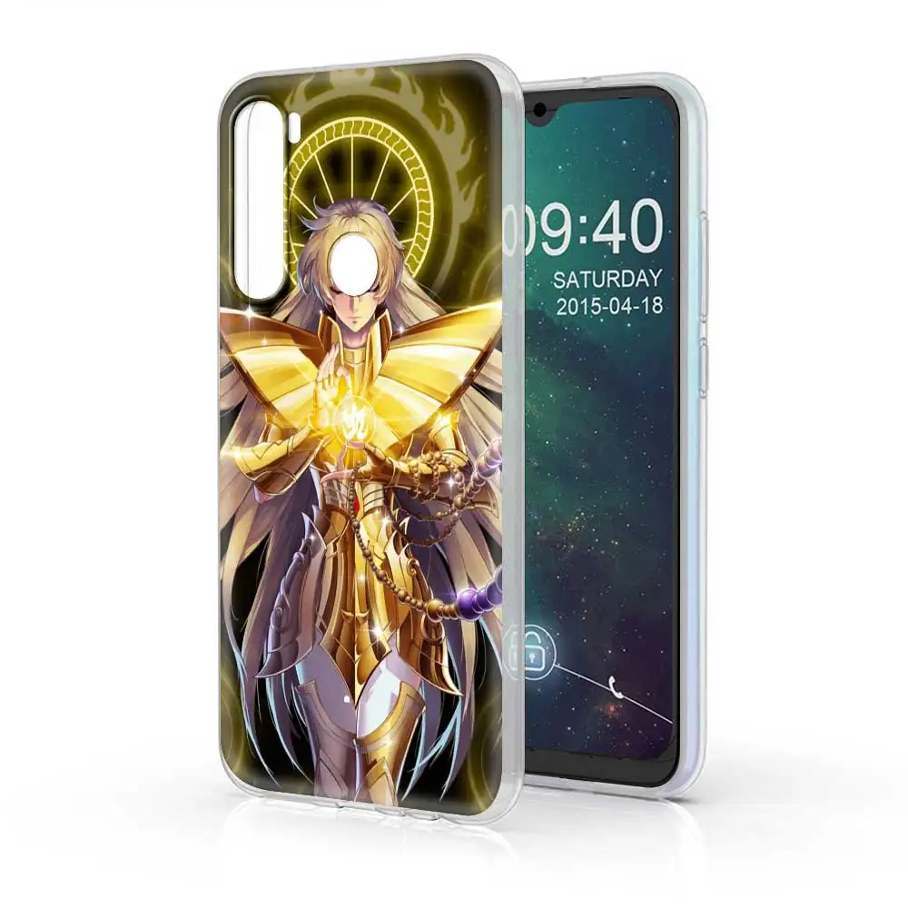 

Anime Saint Seiya For Xiaomi Redmi Note 9S 8 9 8T 7 9C 9A 7A 8A 6A 610 K40 K30 Pro Phone Case Translucent Soft Coque