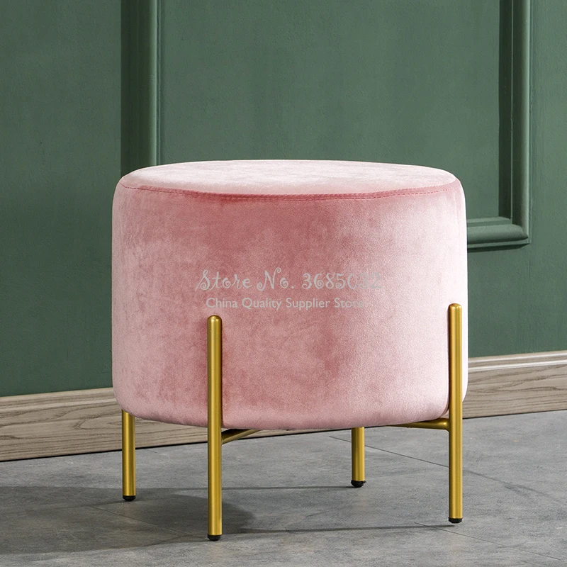 Современный Креативный табурет для обуви со сменной тканью в форме отмака