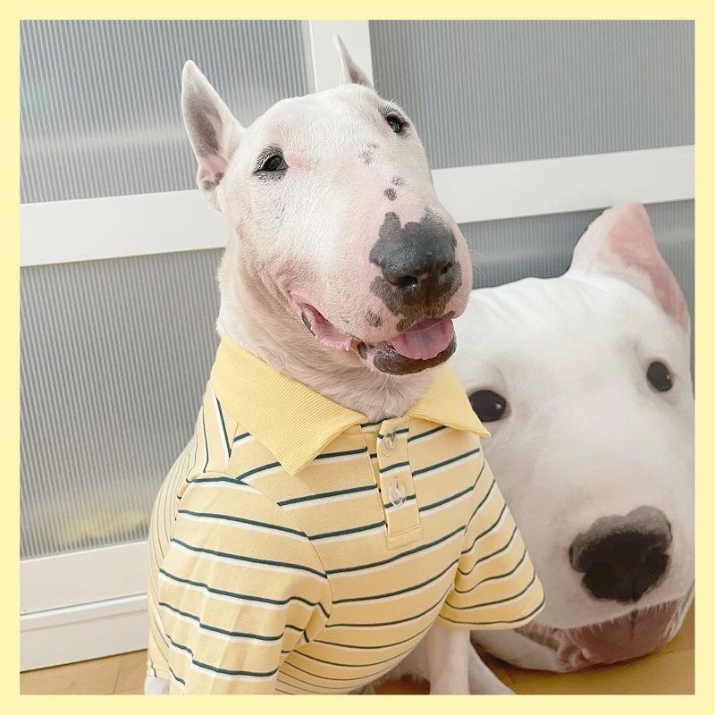 

Рубашка для крупной собаки, одежда для корги, французский бульдог, Шиба-ину, бультерьер, американский бульли, Питбуль, костюм золотистого ре...