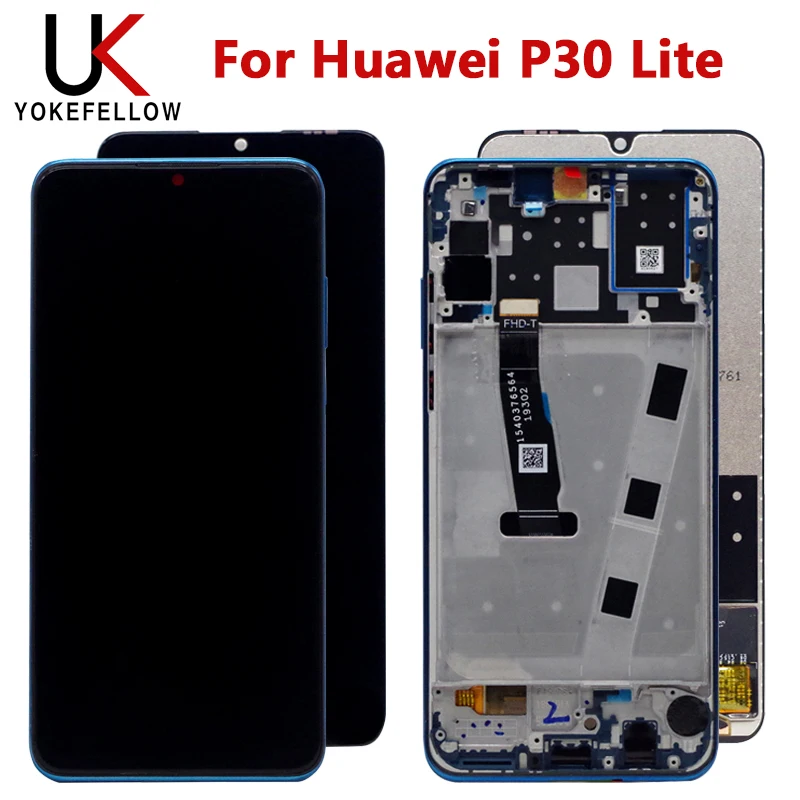 6 15 ''ЖК дисплей для HUAWEI P30 Lite ЖК экран Замена Nova 4e MAR LX1 LX2 AL01 дисплей|Экраны