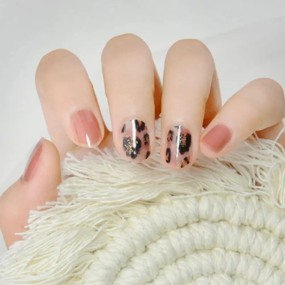 24 шт./компл. наклейки для ногтей s съемное полное покрытие съемный 3D французский