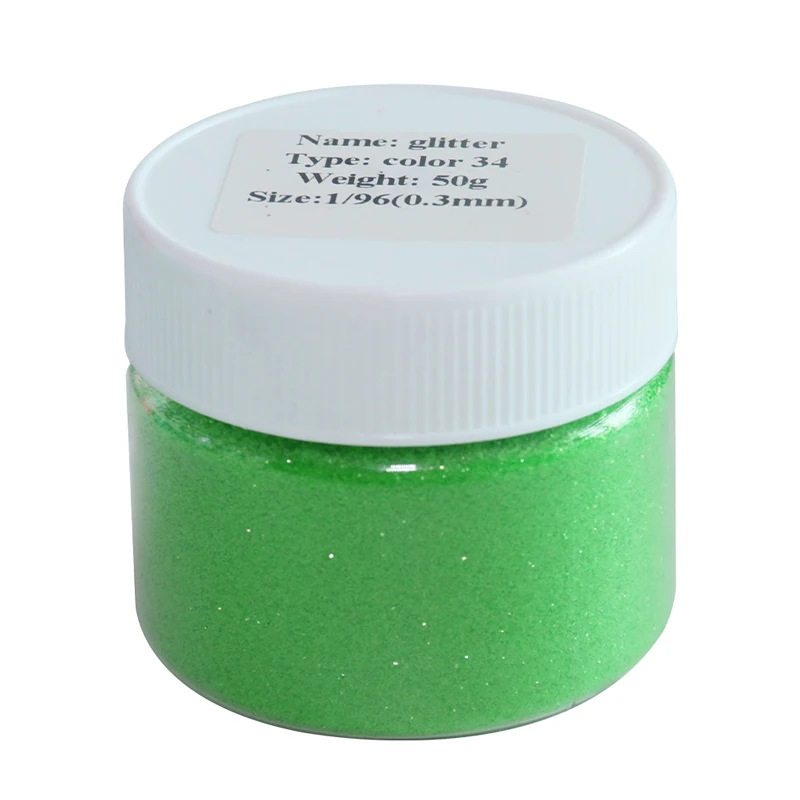 

Green Glitter Powder Pearl Pigments Acrylic Glittery Paints No.34 for Automotive Ceramic Glass Nails