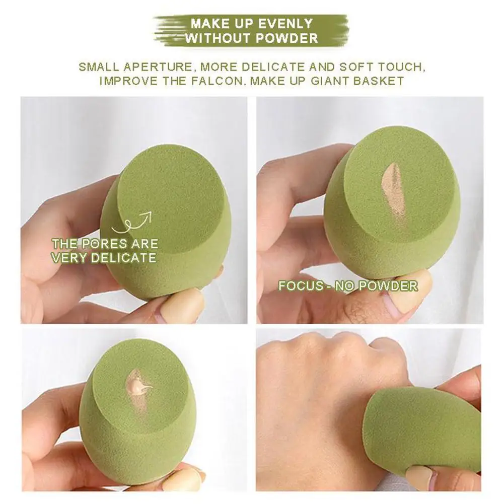 

4pcs Makeup Sponge Cosmetic Puff Powder Puff Smooth Women's Makeup Foundation Sponge Beauty For Make Up Tools
