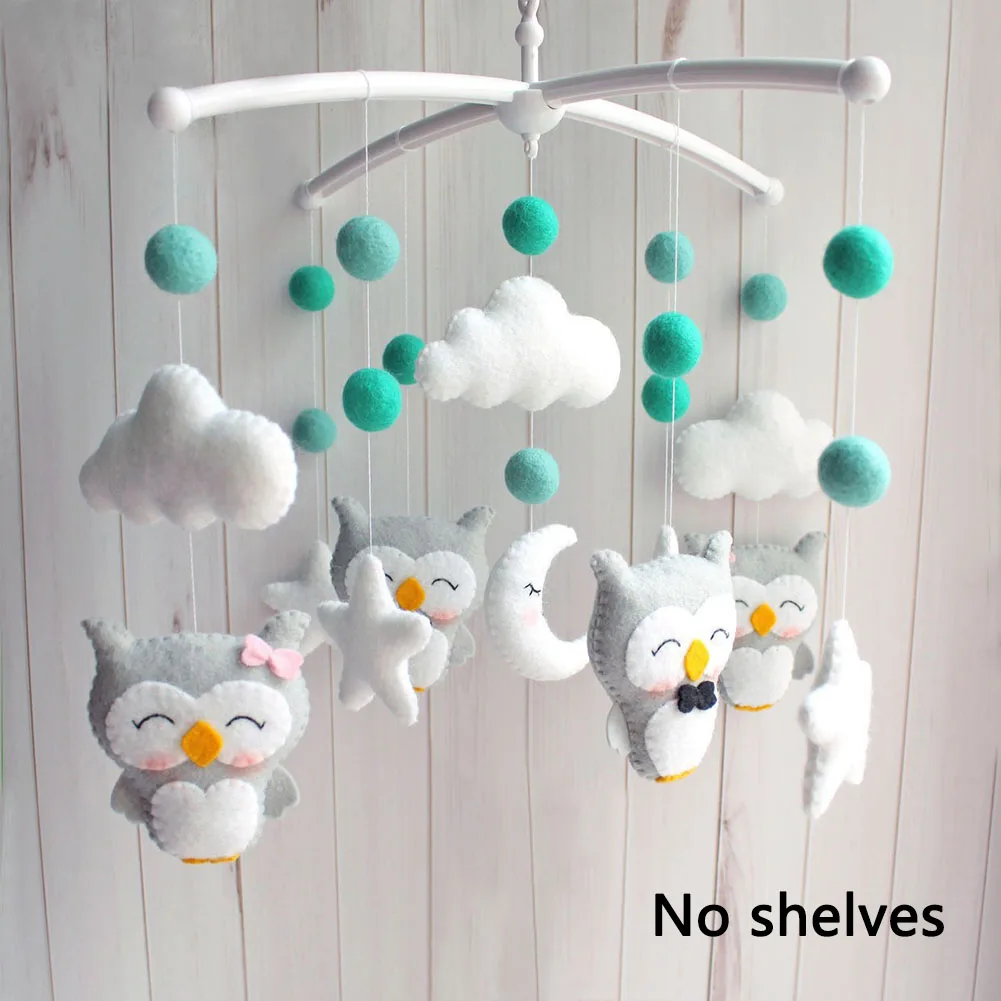 

Handmade Cute DIY Bed Bell Rattles Toy Baby Crib Newborn Infant Hanging Without Bracket Pregnant Mom Sleeping Non-woven Fabric