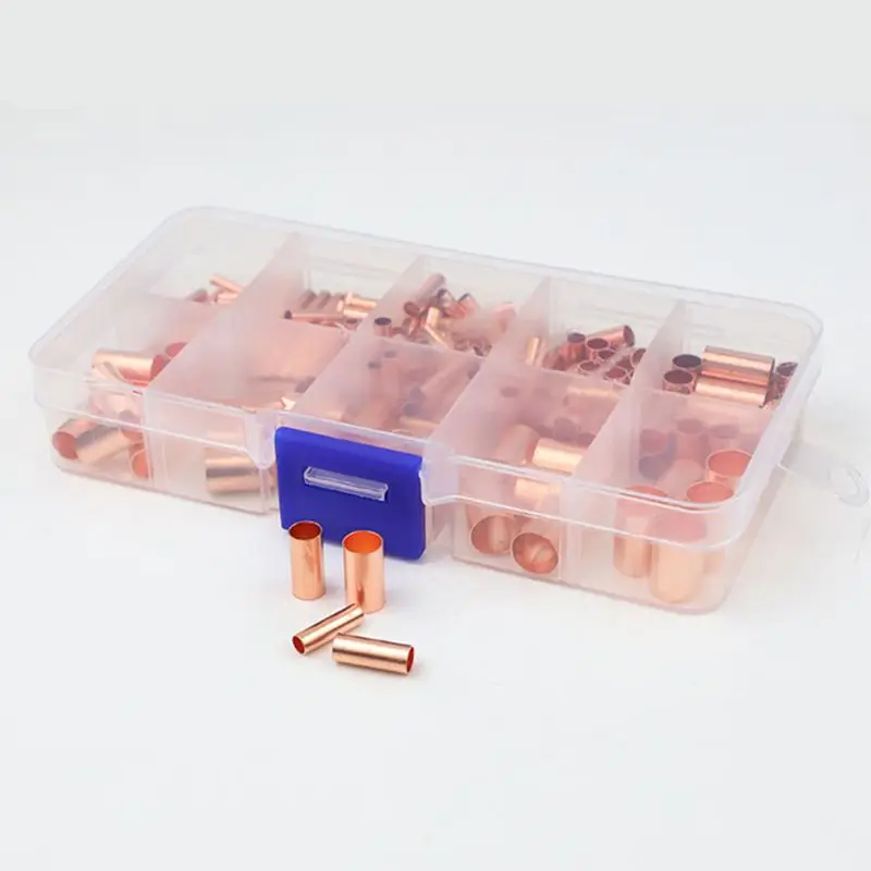 230 шт. медная Соединительная труба 1 5/2 5/3/4/5/6/7/8 мм 94 шт.|Соединители| |