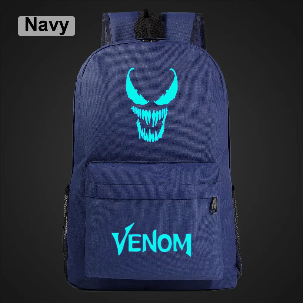 Светящийся Galaxy Venom для мальчиков и девочек, детская школьная сумка, женский рюкзак, подростковые школьные сумки, мужские рюкзаки - Цвет: AL35-05