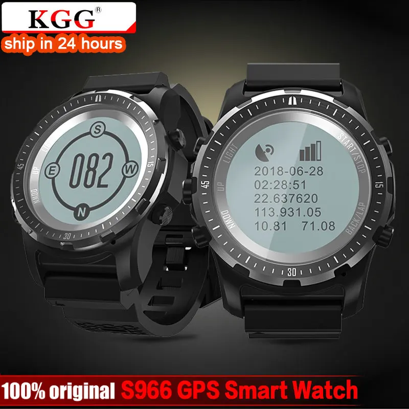 GPS компас Спидометр S966 спортивные часы Bluetooth монитор сердечного ритма мульти
