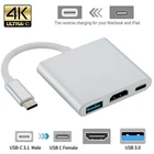 Док-станция USB-CHDMI, Thunderbolt 3, 4K, поддержка режима Samsung Dex, PD, для MacBook Pro, Air
