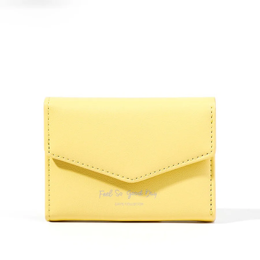 Модные многофункциональные бумажники в три раза с буквенным принтом короткие