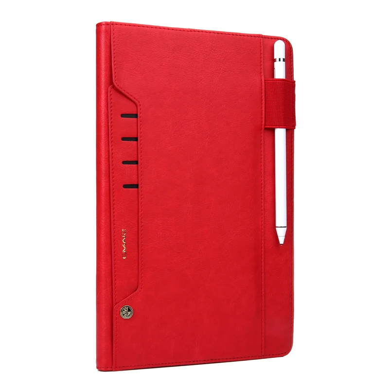 iPad Air2 Red Новейший многофункциональный Ретро Кожаный чехол для iPad Air2 9,", складная подставка, бизнес-карта, умный чехол для Apple iPad6 iPad Air2 - Цвет: iPad Air2 Red