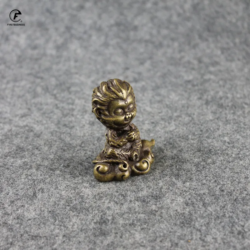 Большая Медная кукла-супергерой в античном дизайне фигурки обезьяны короля