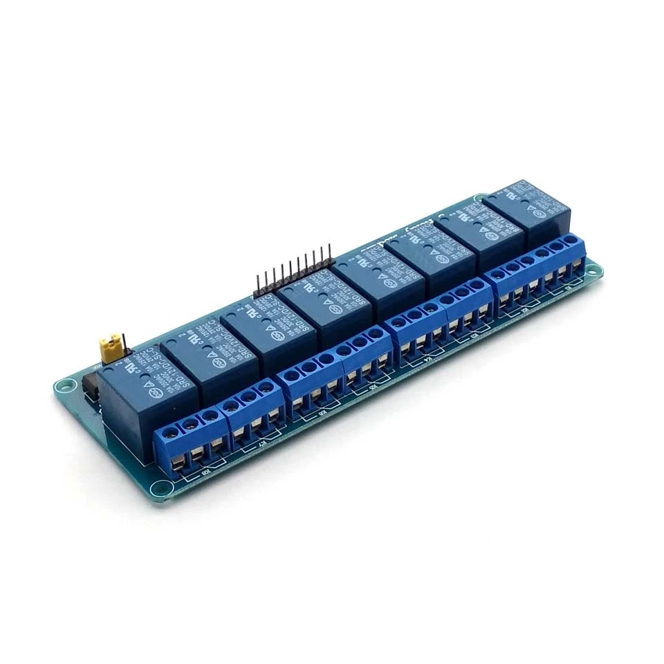 8 канальный релейный модуль 5 в 12 В 24 платы для Uno PIC AVR MCU DSP ARM Электронный