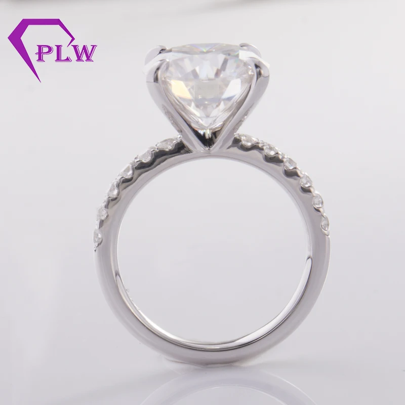 Индивидуальные лабораторные искусственные бриллианты 4ct 10 мм круглые