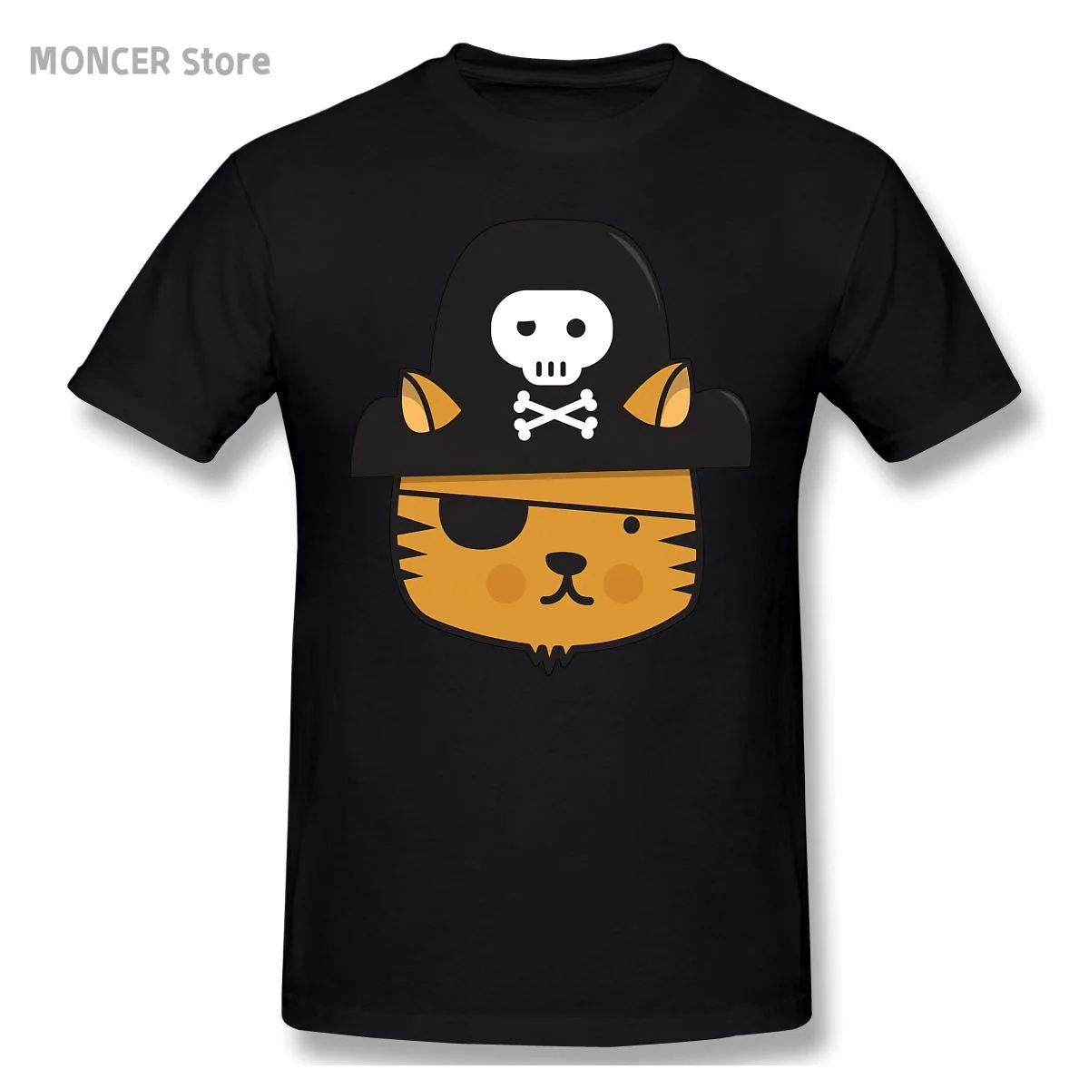 

Pirate Cat Jumpy Icon Series T Shirt Casual Man/women Tee T-Shirt Short Sleeve Cotton Tshirt
