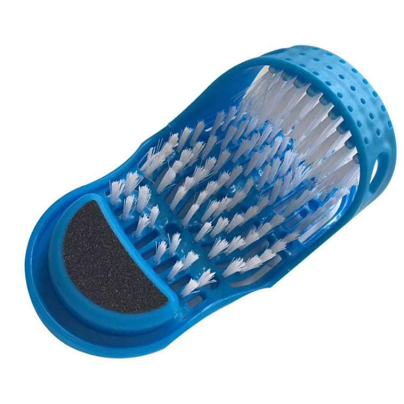 

Plastic Remove Dead Skin Massage Slipper Foot Scrubber Bath Shoe with Brush Household Bathroom Foot Cleaning Brush Slipper