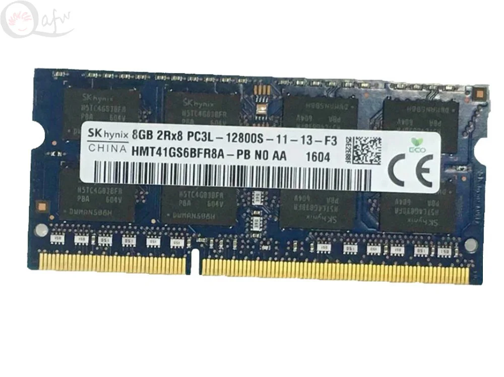 

Hynix 2Rx8 8GB 4GB DDR3 Notebook SoDimm PC3L-12800S Laptop Memory RAM 1600MHz
