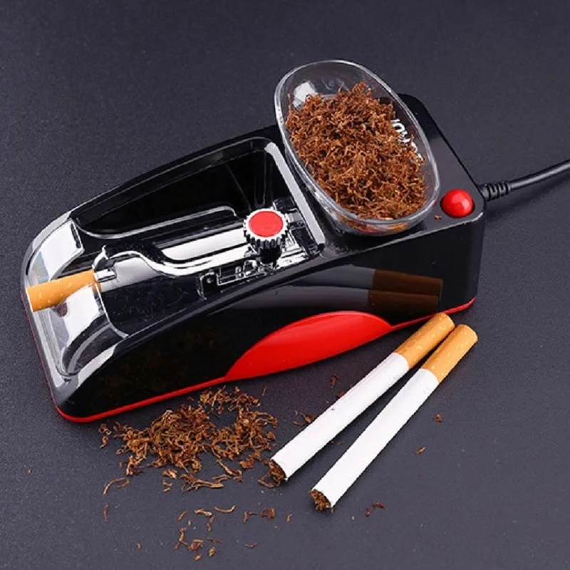 

Electric Automatic Cigarette Rolling Machine Injector Maker Tobacco Roller 100-240V EU Plug for 80/85mm Cigarette Smoking Tool