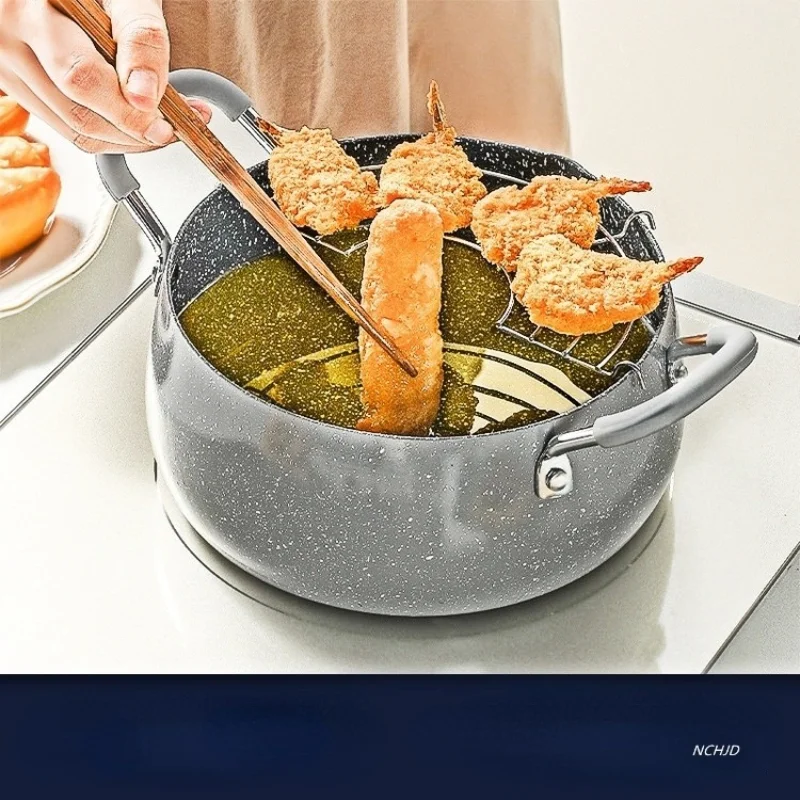 

Глубокая Сковорода в японском стиле Maifan каменная антипригарная сковорода для жарки курицы кухонные принадлежности кухонная утварь сковор...