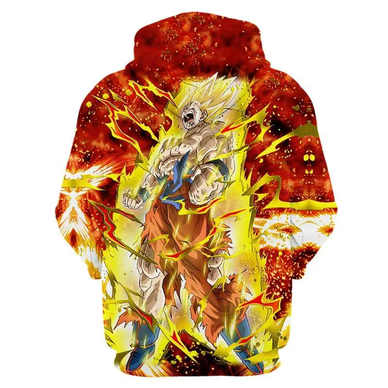 

New Cartoon Hoodies 3D Goku Vegeta Sweatshirt Men Women Funny Tracksuit 2020 Fashion Hoodie Streetwear Casual Men Clothing