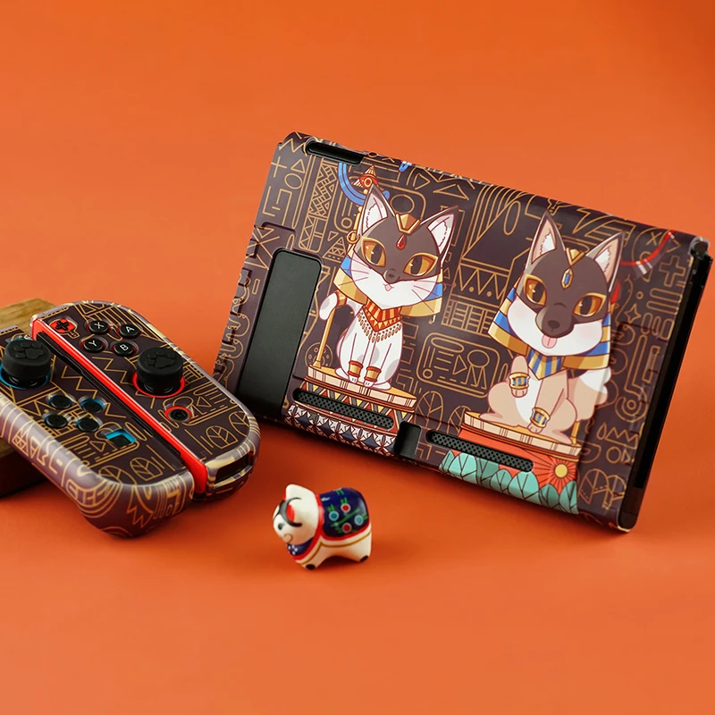 

Switch Protective Split Shell Mysterious Egypt Theme Case Hard Cover Back Girp Shell For Nintendo Switch Joy-Con Console Case