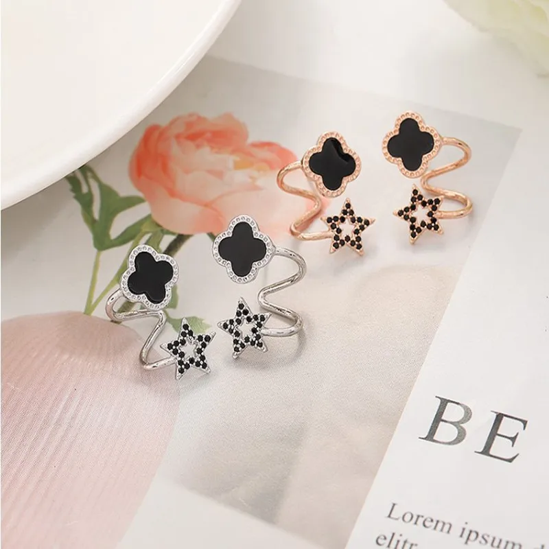 

Earrings For Women Metal Ear Cuff Ear Crystal Clip For Stud WomenPierced Small Earcuff Ear Wrap Bone Ear Clips Star Type Jewelry