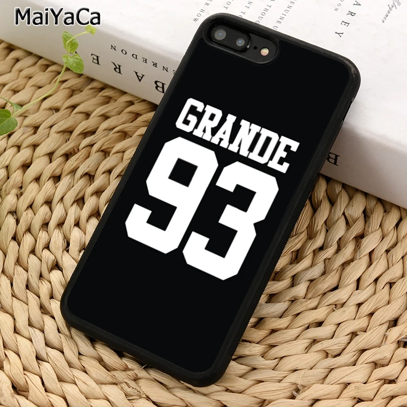 MaiYaCa Ариана Гранде 93 Модный чехол для телефона iPhone 5 6 S 7 8 plus 11 12 Pro X XR XS Max Samsung Galaxy S6 S7