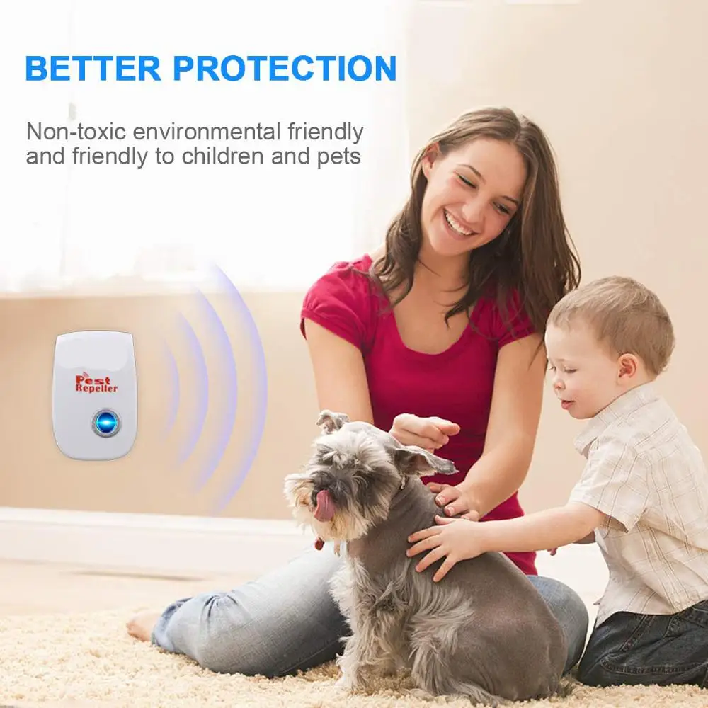 3/6/8 упаковка Ультразвуковой Отпугиватель вредителей Отклонить электронный