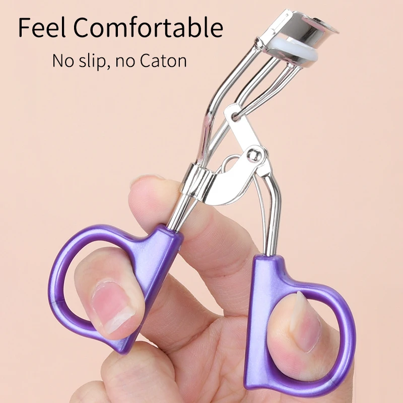 

Eyelash curler eyelash curler tweezers curved handle does not hurt eyelashes long-lasting curling eye makeup cosmetic tools NEW