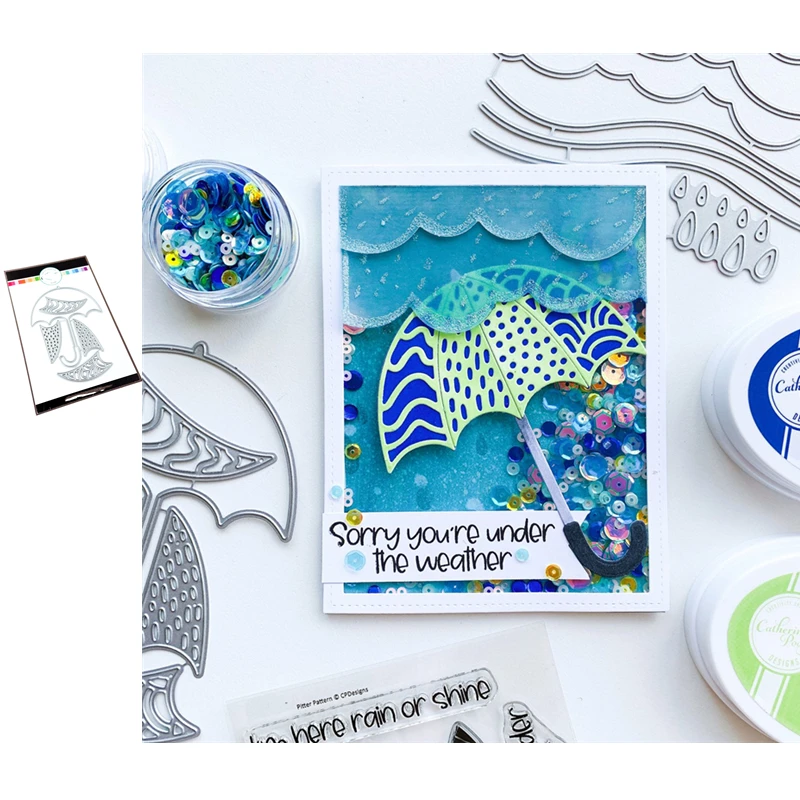 

Umbrella Model Metal Die Cutting 2021 New Diy Die Molds Scrapbooking Paper Making Cuts Crafts Big Die