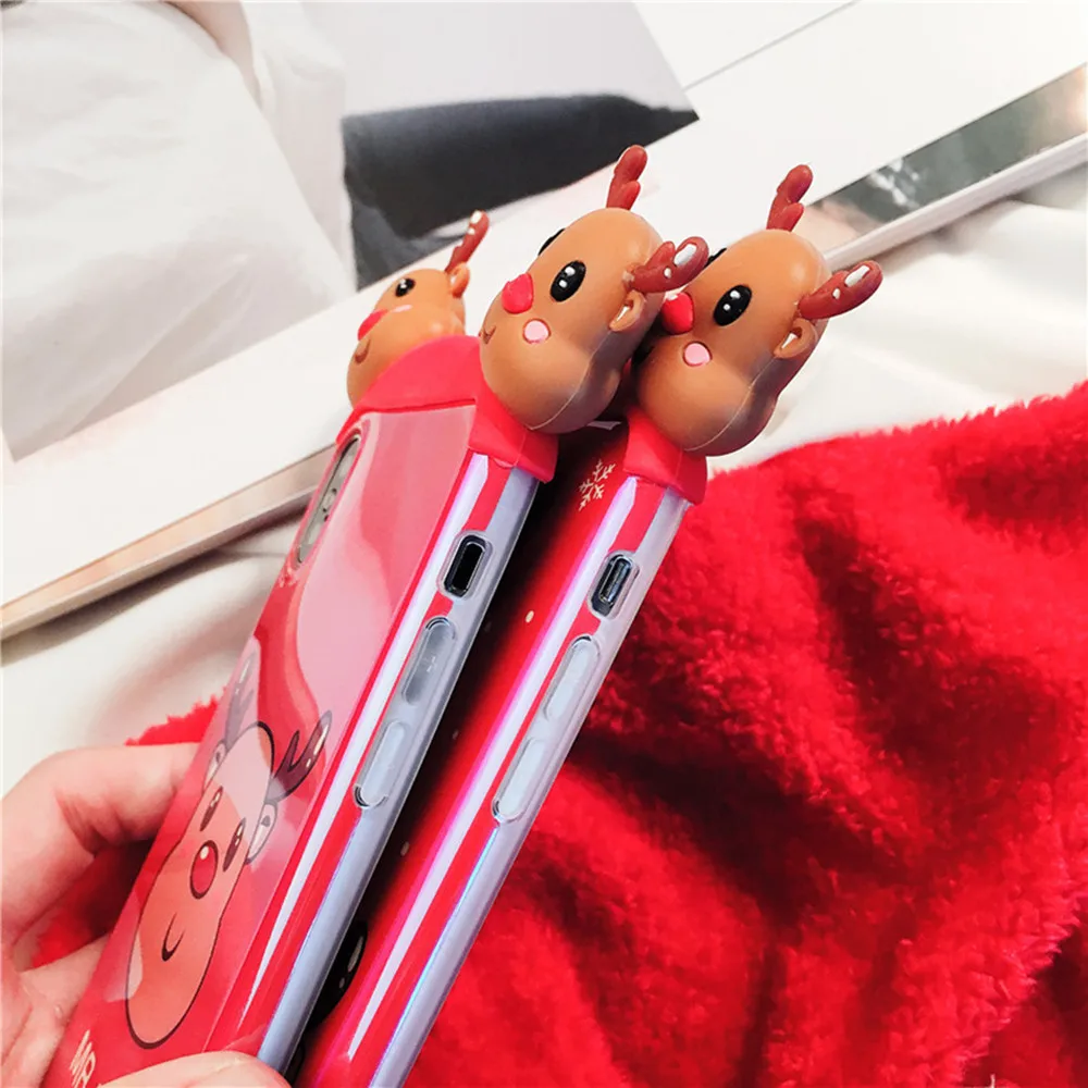 Новое поступление Веселый Чехол для телефона с рождественским рисунком iphonei6 7 8