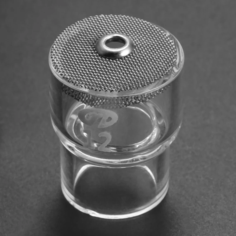 

Pyrex Tig Welding Cup Kit for Tig Torches Wp-9 & Wp-17 Gas Lens 1.6Mm and 2.4Mm #12 Size Cup with Stainless Steel Filters