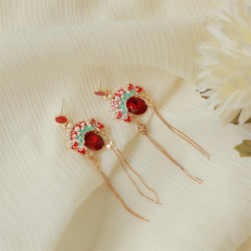 Ретро Длинный Стиль Пекинской оперы Сычуань Опера для макияжа лица