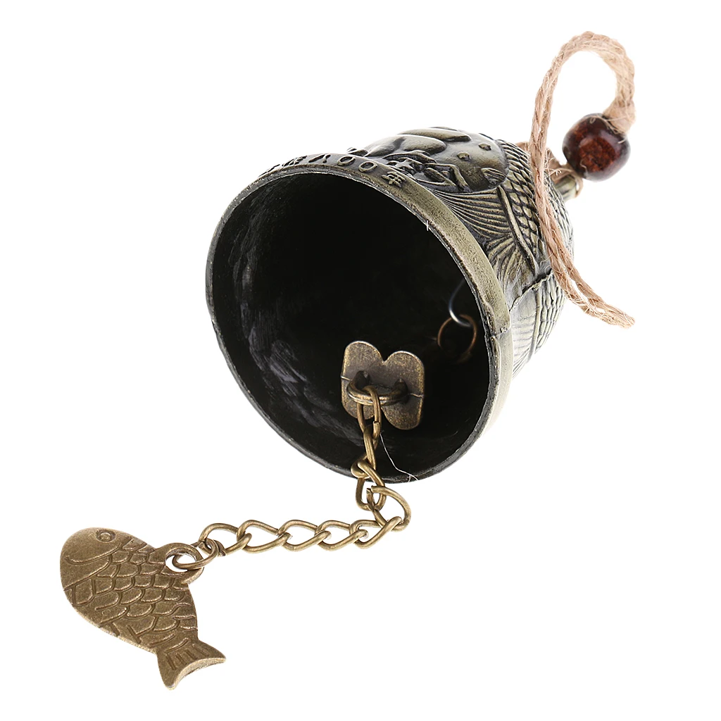 Счастливый фэн-шуй монета Будды-колокольчик Для богатства безопасности и