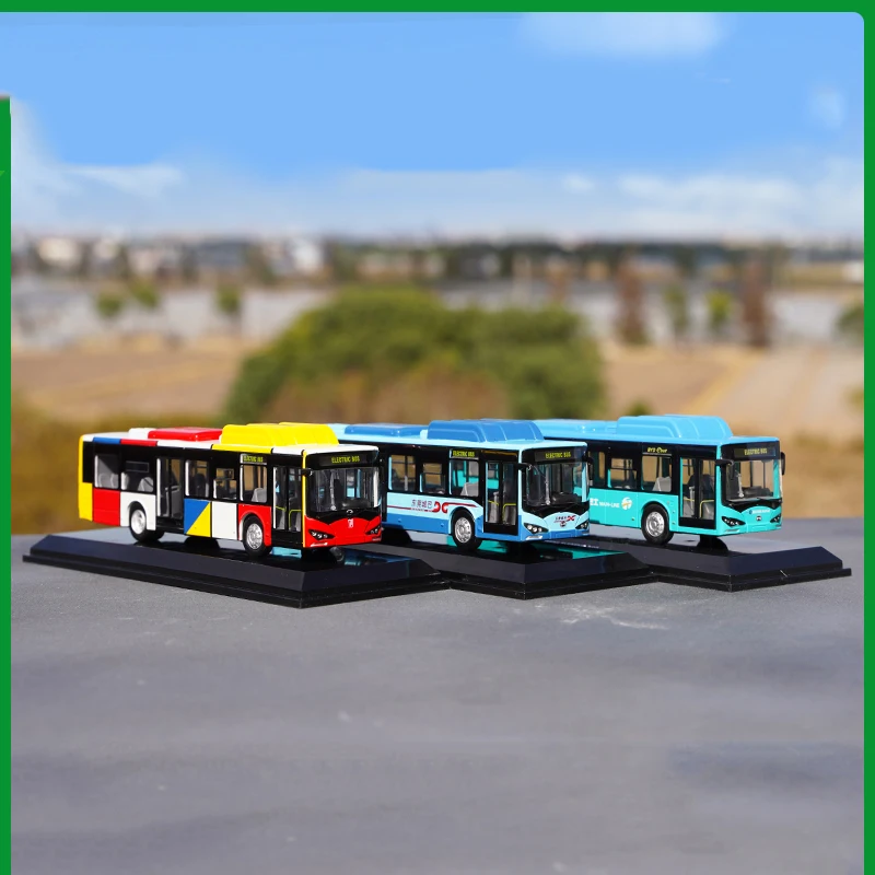 

1:64 scale Diecast Model BYD K9 K8 electric bus 1/64 Alloy Toy Car Miniature Collection for Boys Girls toy Gift